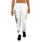 Women's Graffiti Joggers Gold and Black on White Scriptkonz Tag - Stykonz Graffiti Streetwear